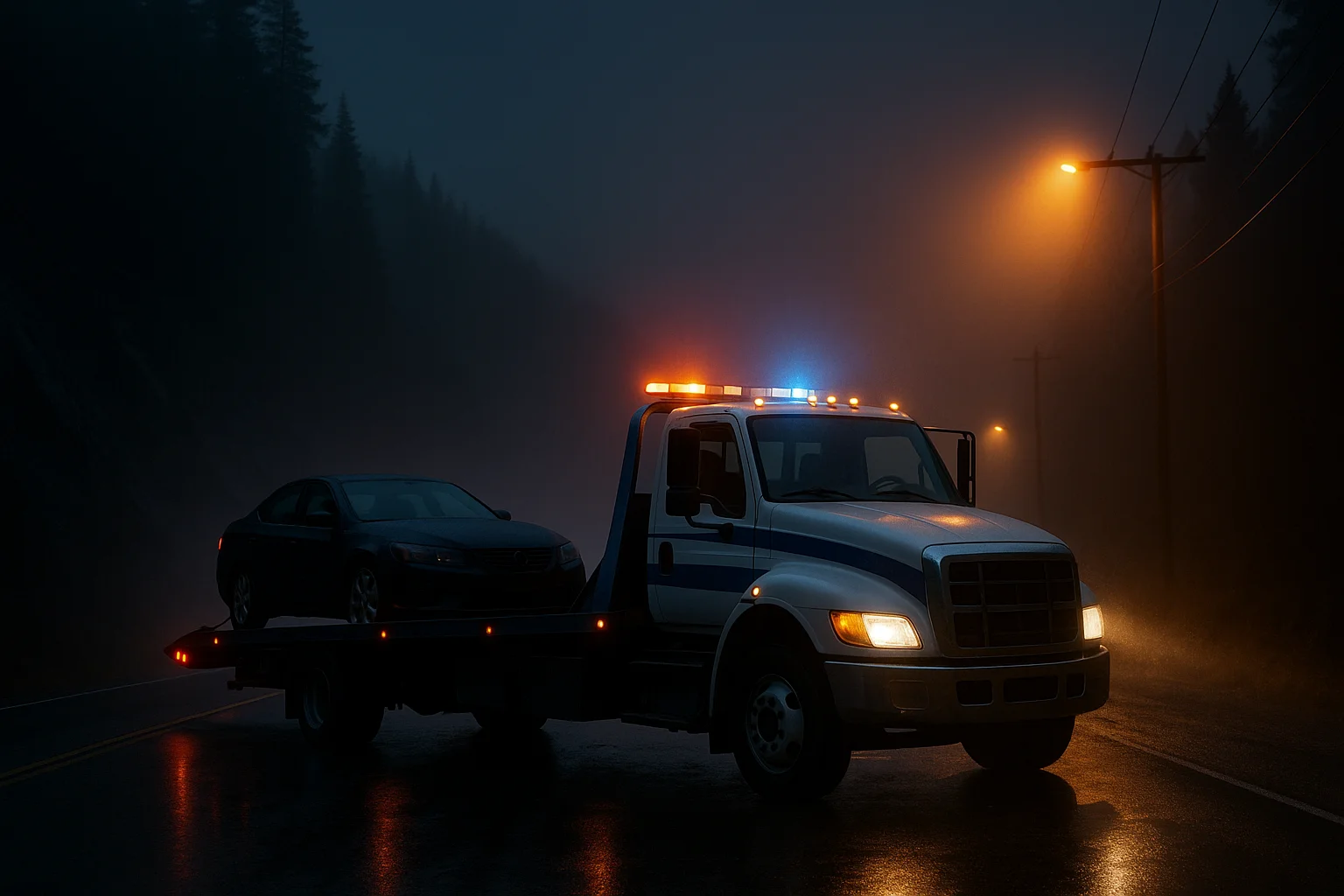 Professional towing service in Spokane